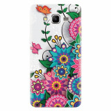 Husa silicon pentru Samsung Grand Prime, Mandala Flowers