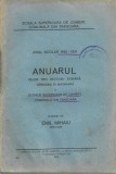 C9147N Anuarul celor trei secțiuni: rom&acirc;nă, germană și maghiară a școalei superioare de comerț, comunală din Timișoara, anul școlar 1920-1921