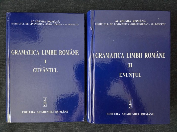 Gramatica limbii romane. Cuvantul. Enuntul (2 vol.)