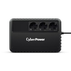 UPS CYBER POWER Line Int. fara management, 650VA/ 360W, AVR, 3 x socket Schuko, indicatie status cu LED, 1 x baterie 12V/5Ah, Backup: 21-35 min, incar