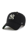 47 brand șapcă de baseball din amestec de l&acirc;nă MLB New York Yankees culoarea negru, B-GLDAG17WIS-BK