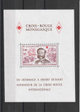 Omagiu fondatorului Crucii Rosii Henry Dunant .Monaco !!, Medical, Nestampilat