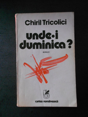 CHIRIL TRICOLICI - UNDE-I DUMINICA ? foto