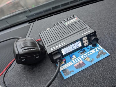 Statie Radio CB AVANTI Vero 15 ASQ Vox RFGain Dimensiuni Reduse * Editie noua 2025 * foto