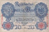 GERMANIA 20 marci 1910 VF!!!