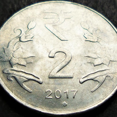 Moneda 2 RUPII - INDIA, anul 2017 * cod 4530