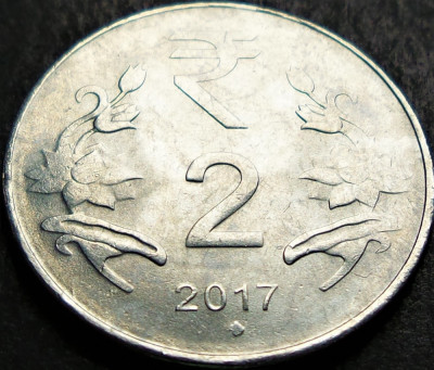 Moneda 2 RUPII - INDIA, anul 2017 * cod 4530 foto