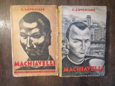 MACHIAVELLI- C. ANTONIADE 2 VOLUME foto