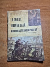 istorie universalamoderna si contemporana - manual pentru clasa a 7-a - din anul 1982
