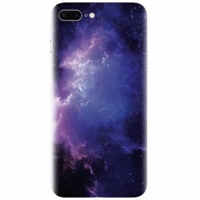 Husa silicon pentru Apple Iphone 7 Plus, Purple Space Nebula foto