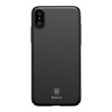 Husa APPLE iPhone X - Baseus Thin (Negru)