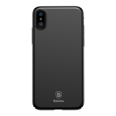 Husa APPLE iPhone X - Baseus Thin (Negru) foto