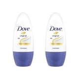 Set 2x Deodorant roll-on Dove Original, 50 ml