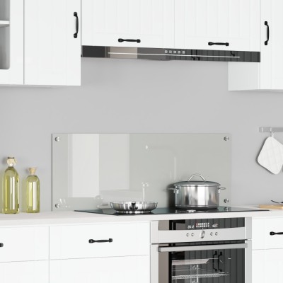 vidaXL Spate de bucătărie Transparent 110 x 40 x 0.6 cm 42001292 foto