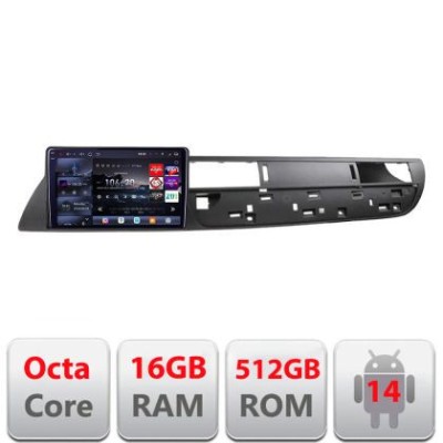 Navigatie Citroen C5 2008-2017 Edotec Kit-C5 8 core QLED 2K 16+512 360 Android Waze USB Navigatie Internet Youtube Radio CarStore Technology foto