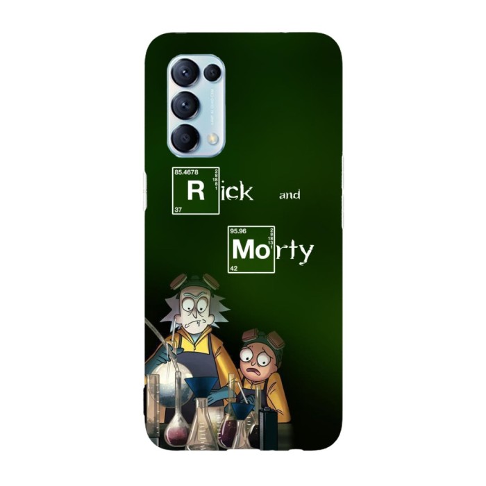 Husa compatibila cu Oppo Find X5 model Rick and Morty Chemist Edition, Silicon, TPU, Viceversa