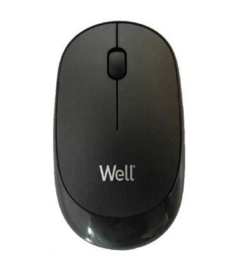 Mouse wireless Well MW104 negru USB foto
