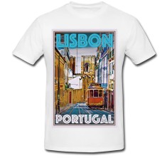 Tricou &amp;quot; Lisbon, Portugal &amp;quot; foto