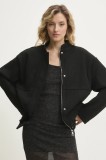 Answear Lab geaca culoarea negru, de tranzitie