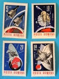 TIMBRE ROMANIA LP632/1966 COSMONAUTICA I -Serie simpla -MNH