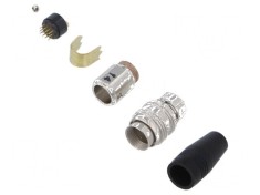 Conector circular HR25 12-pin tată 1A
