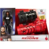 Set accesorii joc de rol si Figurina articulata Roman Reigns Main Event 15 cm