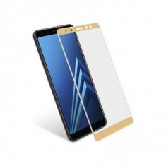 Folie din Sticla 3D Gold pentru Samsung Galaxy A7 2018 foto