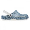 Saboti Crocs Baya Denim Clog Alb - White/Multi, 45