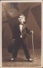 HST P28 Poza copil in costum Charlie Chaplin interbelica