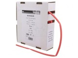 Manşon termocontractabil roşu 4,8mm 10m