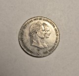 1 Gulden 1854 Superb Piesa de Colectie