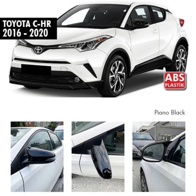 Capace oglinzi tip BATMAN compatibile Toyota CHR (2016-2020) negru lucios foto