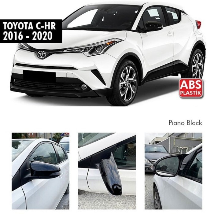 Capace oglinzi tip BATMAN compatibile Toyota CHR (2016-2020) negru lucios