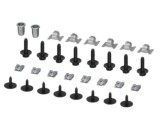 Set cleme fixare scut motor Fiat Bravo (198), 02.2007-; Fiat Stilo (192), 01.2001-03.2007; Lancia Delta (844), 07.2008-, Aftermarket