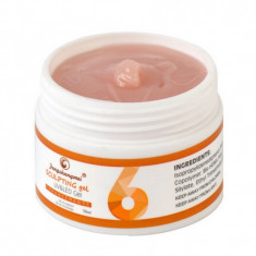 Gel UV pentru constructii unghii No.6 FSM, 15 g, Peach foto