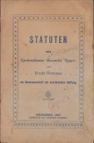 HST C1109 Statuten des Karansebeser Gewerbe Spar und Credit-Vereines 1907