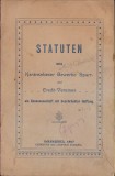 HST C1109 Statuten des Karansebeser Gewerbe Spar und Credit-Vereines 1907