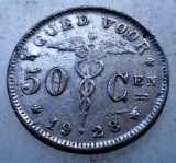 1.232 BELGIA 50 CENTIMES 1928 BELGIE