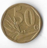 Moneda 50 cents 2008, Afrika Tsipembe - Africa de Sud, Cupru-Nichel