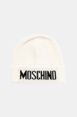 Moschino căciulă de l&acirc;nă culoarea bej, M5875 60808