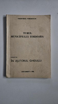 Turul Municipiului Timisoara, Ghidul Oficial Dactilografiat, 1986 foto