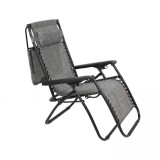 Cumpara ieftin Scaun camping pliant, structura metalica, cu protectie solara, gri