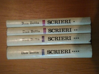 SCRIERI VOL I , II , III , IV de DAN BOTTA , 1968 foto