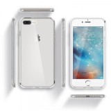 Husa de protectie fata + spate din TPU moale pentru Apple iPhone 7 Plus TPU 0.3 mm transparent, MyStyle