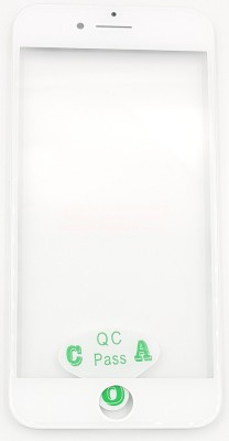Geam cu Rama + OCA iPhone 8 WHITE foto