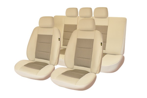 Set Huse Scaune Premium Lux Bej