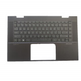 Carcasa superioara cu tastatura palmrest Laptop, HP, Envy 15-ES, 15M-ES, 15-EU, 15M-EU, M50067-A31, M50067-001, M45489-B31, M45489-001, iluminata, lay