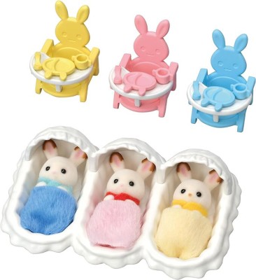 Sylvanian Families-Set De Ingrijire A Iepurasilor Tripleti foto