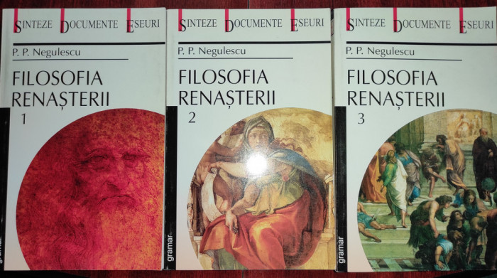 Filosofia renaşterii, vol. 1,2 si 3