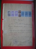 HOPCT DOCUMENT NR 563 CERTIFICAT -STAMPILA PRIMARIA COMUNEI FAGETELU- JUDETUL OLT-ANUL 1941